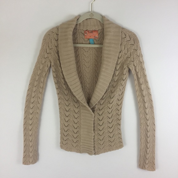 Hollister Sweaters - Hollister Tan Cardigan size S